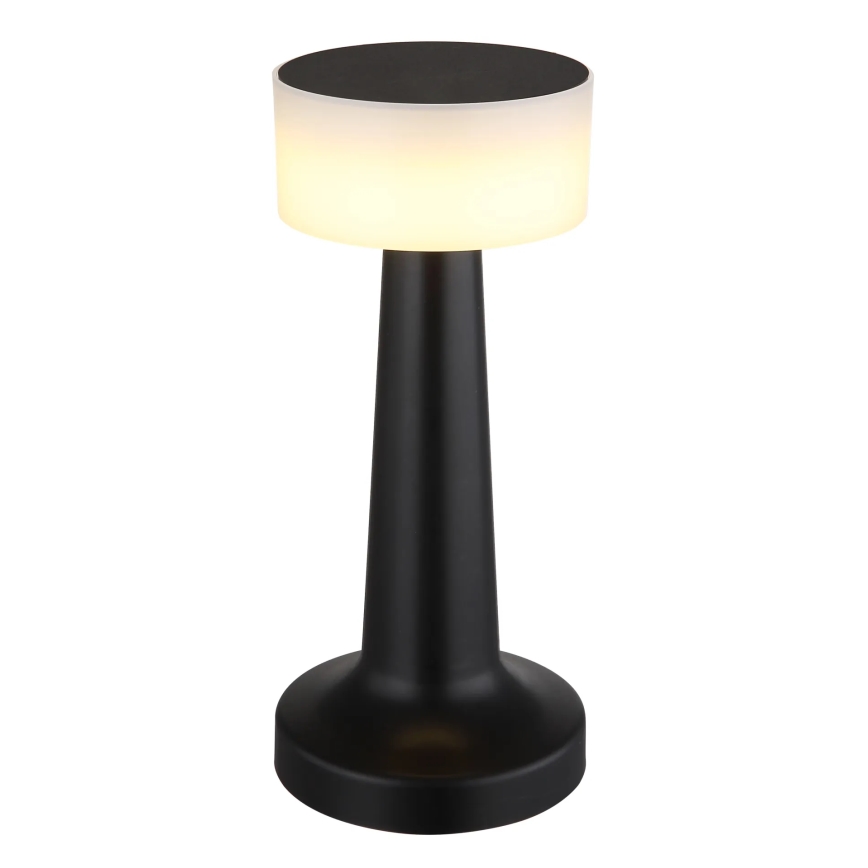 Globo - Lampe de table tactile à intensité variable LED/1W/3,7V 2700K/4000K/6500K 800 mAh USB noir