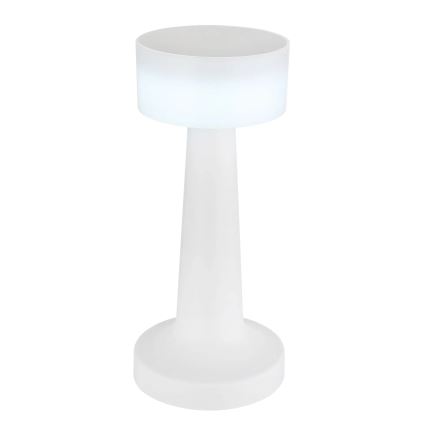 Globo - Lampe de table tactile à intensité variable LED/1W/3,7V 2700K/4000K/6500K 800 mAh USB blanc