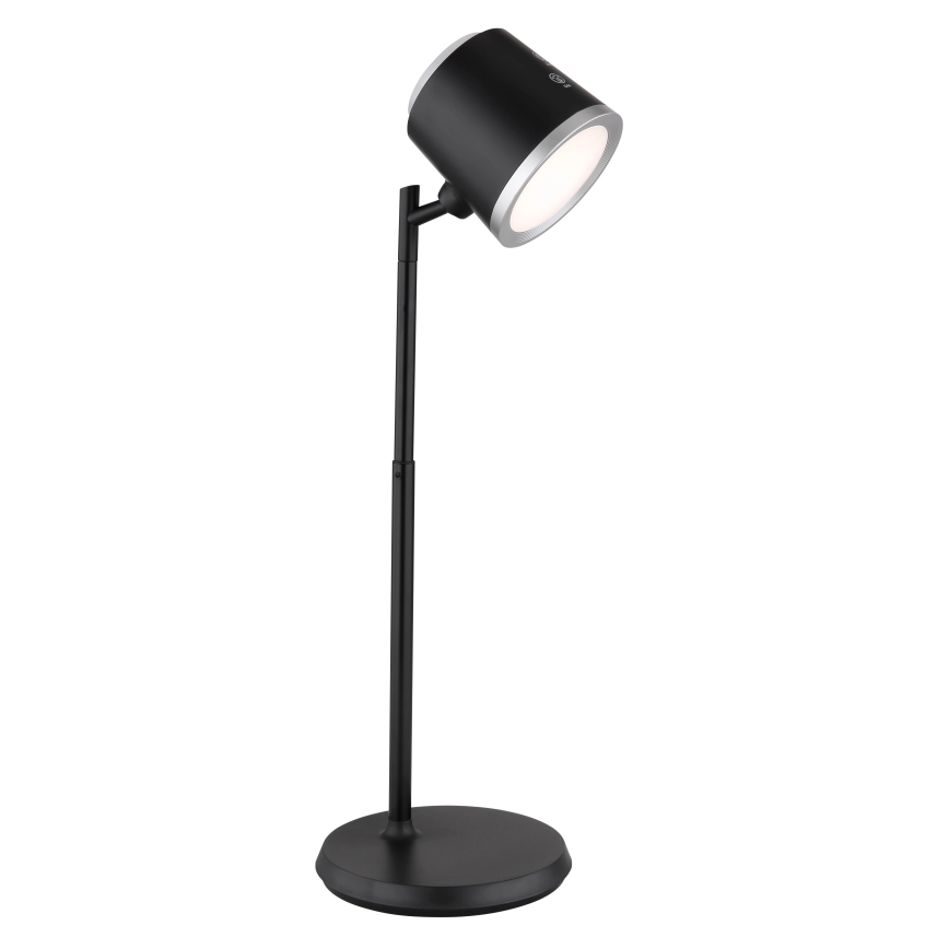 Globo - Lampe de table tactile à intensité variable 4en1 LED/6W/3,7V 3000K/4000K/6500K 1500 mAh USB noir
