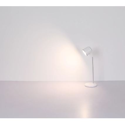 Globo - Lampe de table tactile à intensité variable 4en1 LED/6W/3,7V 3000K/4000K/6500K 1500 mAh USB blanc