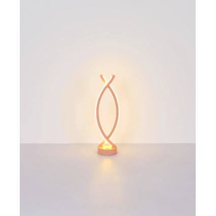 Globo - Dimmbare LED-Tischleuchte mit Touch-Funktion LED/1W/3,7V 3000K 1800 mAh USB rosa