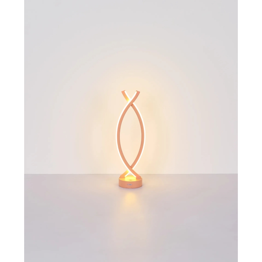 Globo - Lampada da tavolo LED dimmerabile con funzione Touch LED/1W/3,7V 3000K 1800 mAh USB rosa