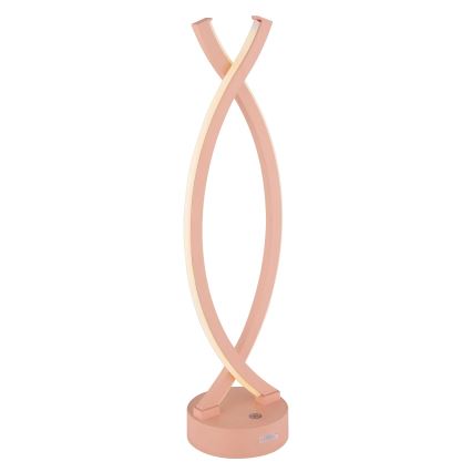 Globo - Lampada da tavolo LED dimmerabile con funzione Touch LED/1W/3,7V 3000K 1800 mAh USB rosa