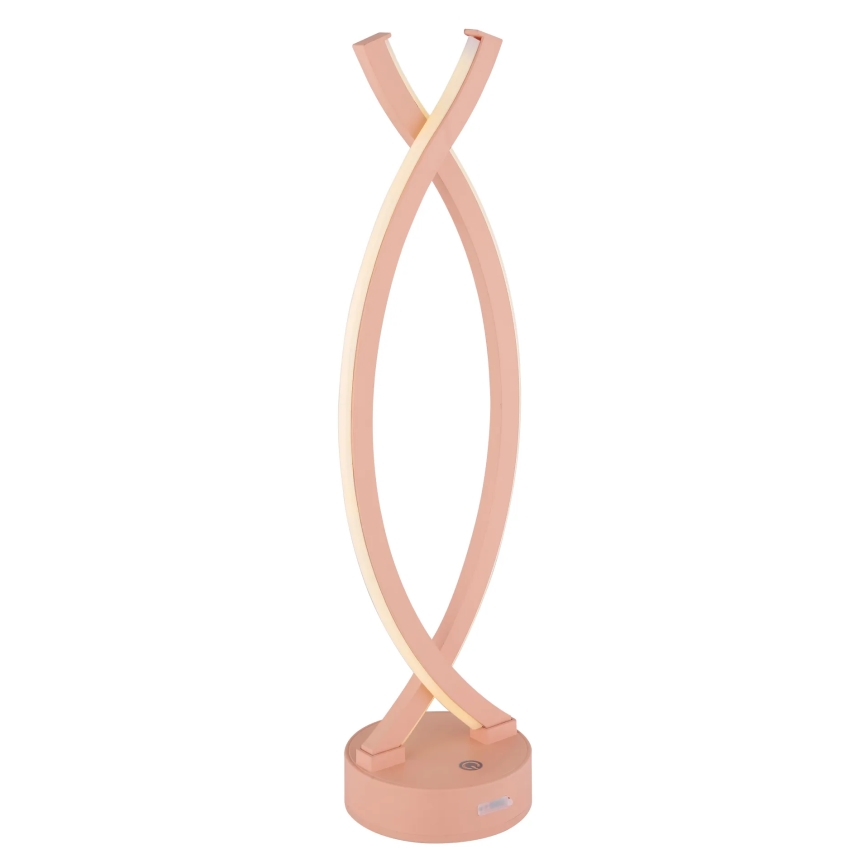 Globo - Lampada da tavolo LED dimmerabile con funzione Touch LED/1W/3,7V 3000K 1800 mAh USB rosa