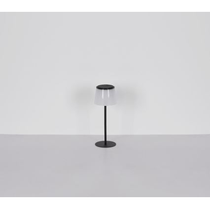 Globo - Lampada da tavolo da esterno dimmerabile a LED con controllo touch LED/1,8W/5V IP44 1800 mAh nero/bianco