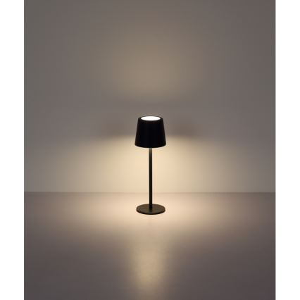 Globo - Lampe de table tactile extérieure à intensité variable LED/2W/5V 3000/4000/6000K 2200 mAh IP44 noir