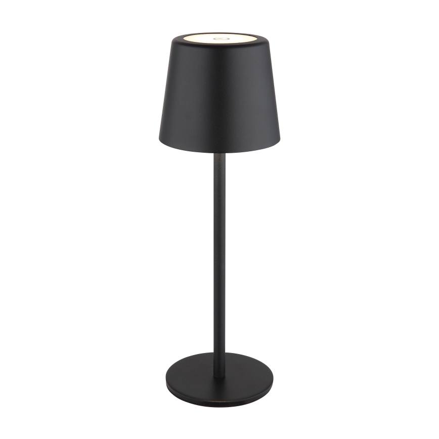 Globo - Lampe de table tactile extérieure à intensité variable LED/2W/5V 3000/4000/6000K 2200 mAh IP44 noir