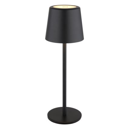 Globo - Lampe de table tactile extérieure à intensité variable LED/2W/5V 3000/4000/6000K 2200 mAh IP44 noir