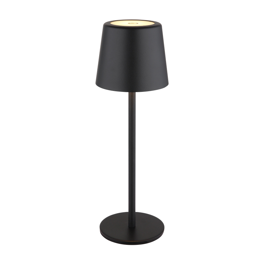 Globo - Lampe de table tactile extérieure à intensité variable LED/2W/5V 3000/4000/6000K 2200 mAh IP44 noir