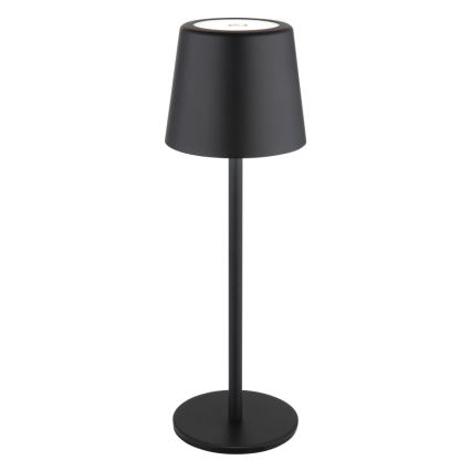 Globo - Lampe de table tactile extérieure à intensité variable LED/2W/5V 3000/4000/6000K 2200 mAh IP44 noir
