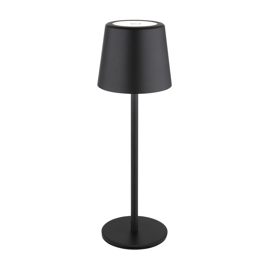 Globo - Lampe de table tactile extérieure à intensité variable LED/2W/5V 3000/4000/6000K 2200 mAh IP44 noir