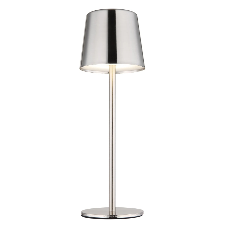 Globo - Lampe de table rechargeable tactile à intensité variable LED/2W/3,7V 3000/4000/6000K 2200 mAh chrome brillant