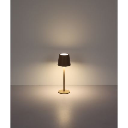 Globo - Lampe de table tactile extérieure à intensité variable LED/2W/5V 3000/4000/6000K 2200 mAh IP44 crème