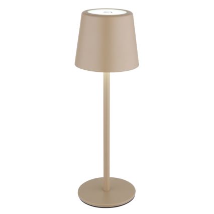 Globo - Lampe de table tactile extérieure à intensité variable LED/2W/5V 3000/4000/6000K 2200 mAh IP44 crème
