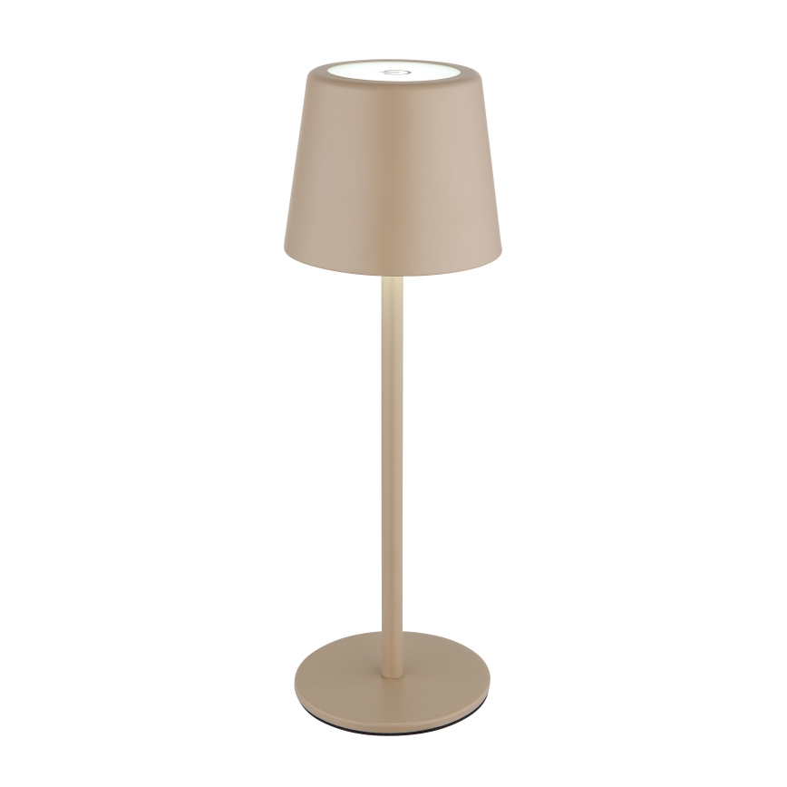 Globo - Lampe de table tactile extérieure à intensité variable LED/2W/5V 3000/4000/6000K 2200 mAh IP44 crème