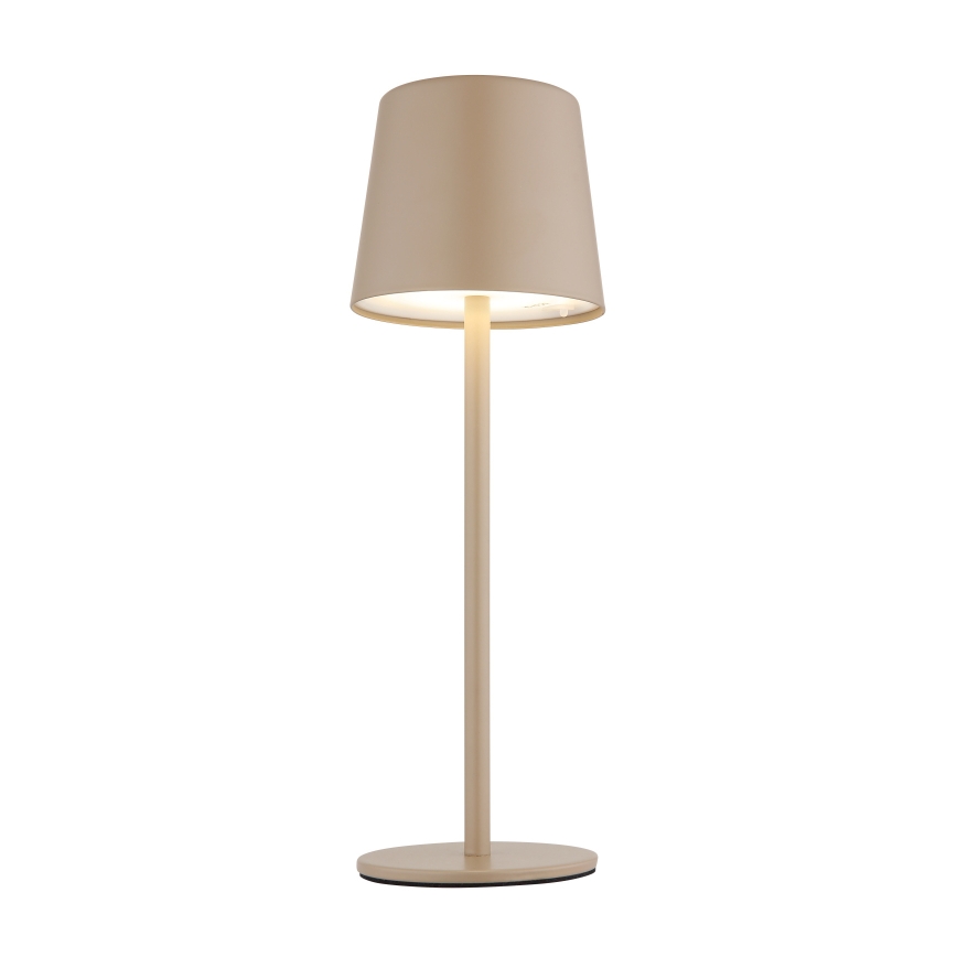 Globo - Lampe de table tactile extérieure à intensité variable LED/2W/5V 3000/4000/6000K 2200 mAh IP44 crème