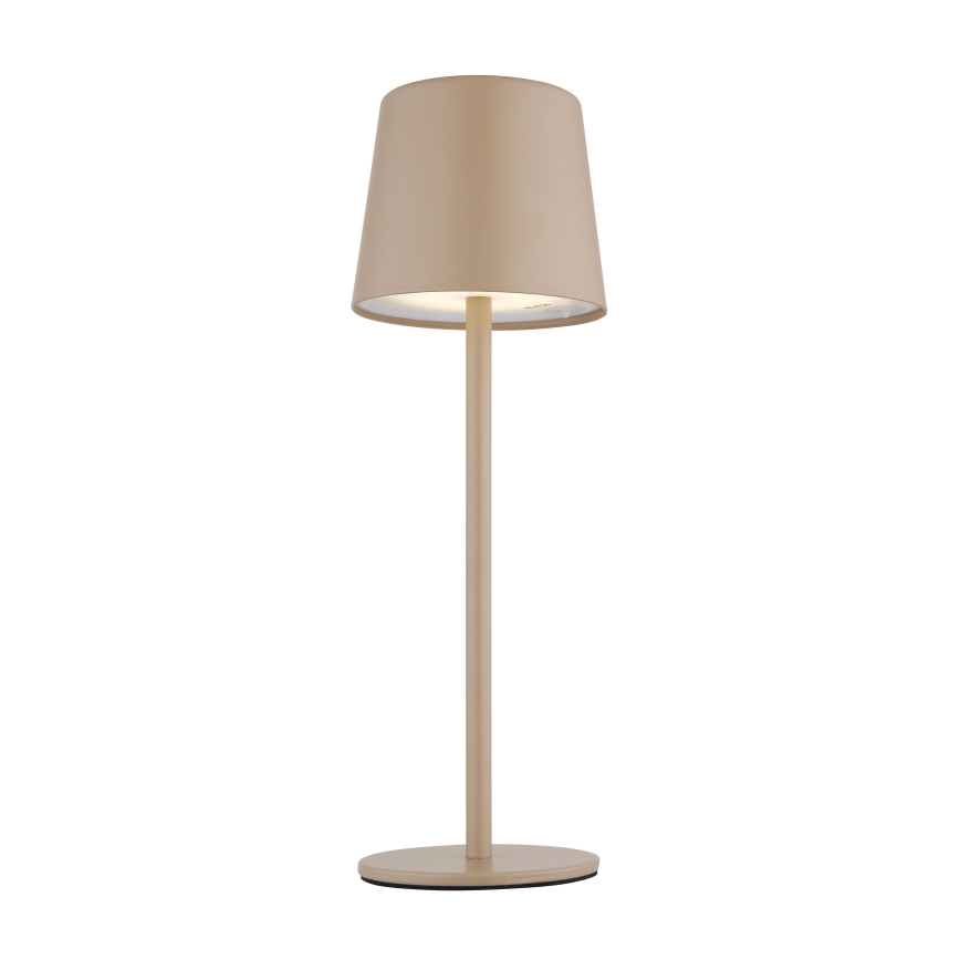 Globo - Lampe de table tactile extérieure à intensité variable LED/2W/5V 3000/4000/6000K 2200 mAh IP44 crème