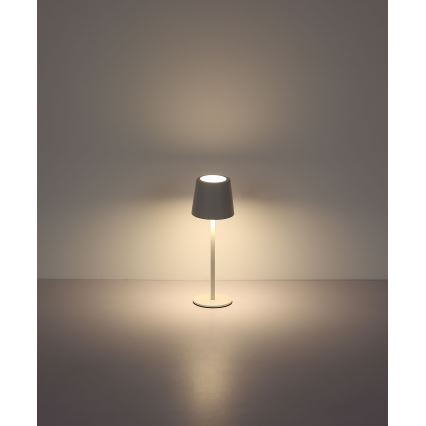 Globo - Lampe de table tactile extérieure à intensité variable LED/2W/5V 3000/4000/6000K 2200 mAh IP44 blanc