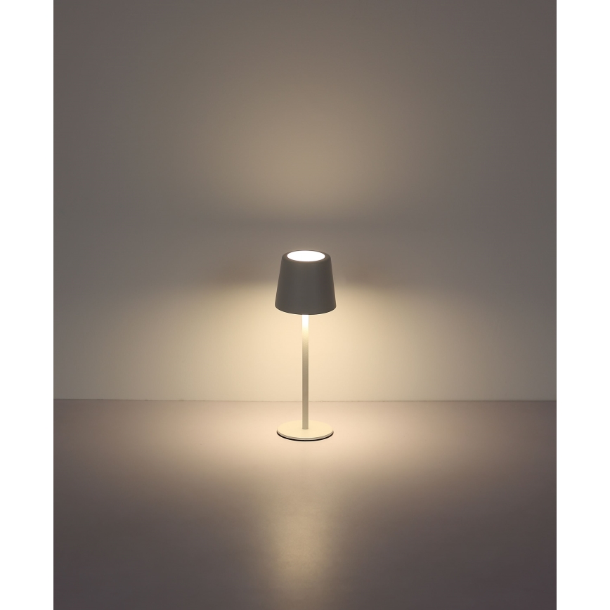 Globo - Lampe de table tactile extérieure à intensité variable LED/2W/5V 3000/4000/6000K 2200 mAh IP44 blanc