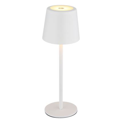 Globo - Lampe de table tactile extérieure à intensité variable LED/2W/5V 3000/4000/6000K 2200 mAh IP44 blanc