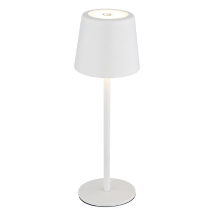 Globo - Lampe de table tactile extérieure à intensité variable LED/2W/5V 3000/4000/6000K 2200 mAh IP44 blanc