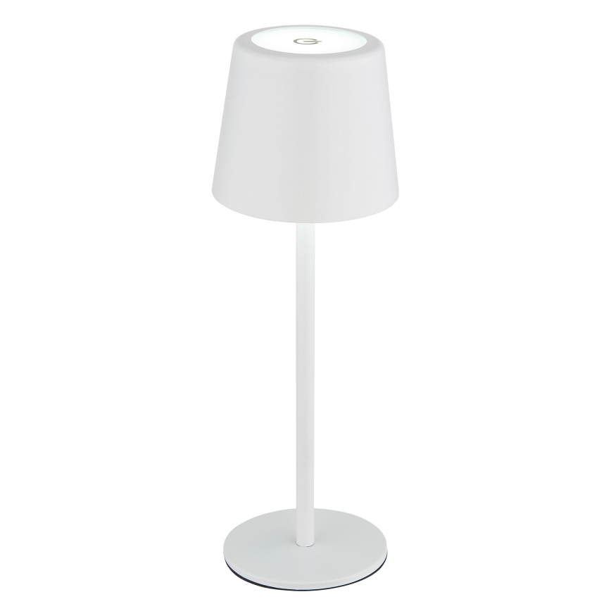 Globo - Lampe de table tactile extérieure à intensité variable LED/2W/5V 3000/4000/6000K 2200 mAh IP44 blanc