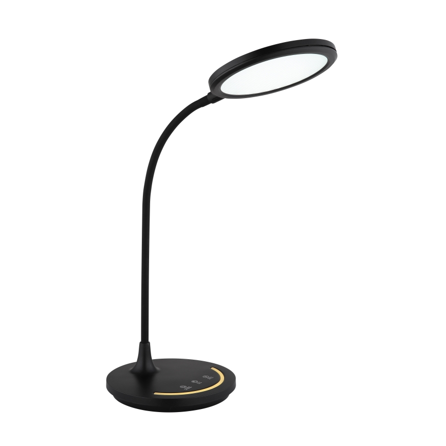 Globo - Lampada da tavolo flessibile a LED dimmerabile con touch LED/12W/230V 3000/4000/6500K CRI 90 nero