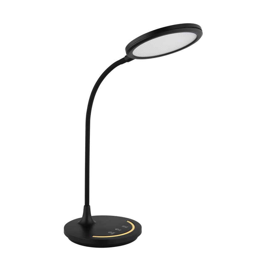 Globo - Lampada da tavolo flessibile a LED dimmerabile con touch LED/12W/230V 3000/4000/6500K CRI 90 nero