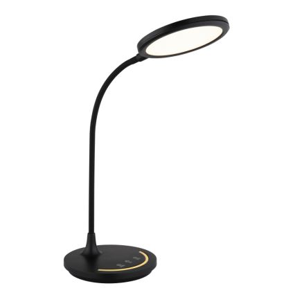 Globo - Lampe de table tactile flexible à intensité variable LED/12W/230V 3000/4000/6500K CRI 90 noir