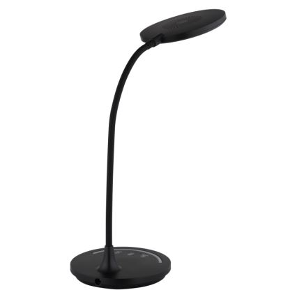 Globo - Lampe de table tactile flexible à intensité variable LED/12W/230V 3000/4000/6500K CRI 90 noir