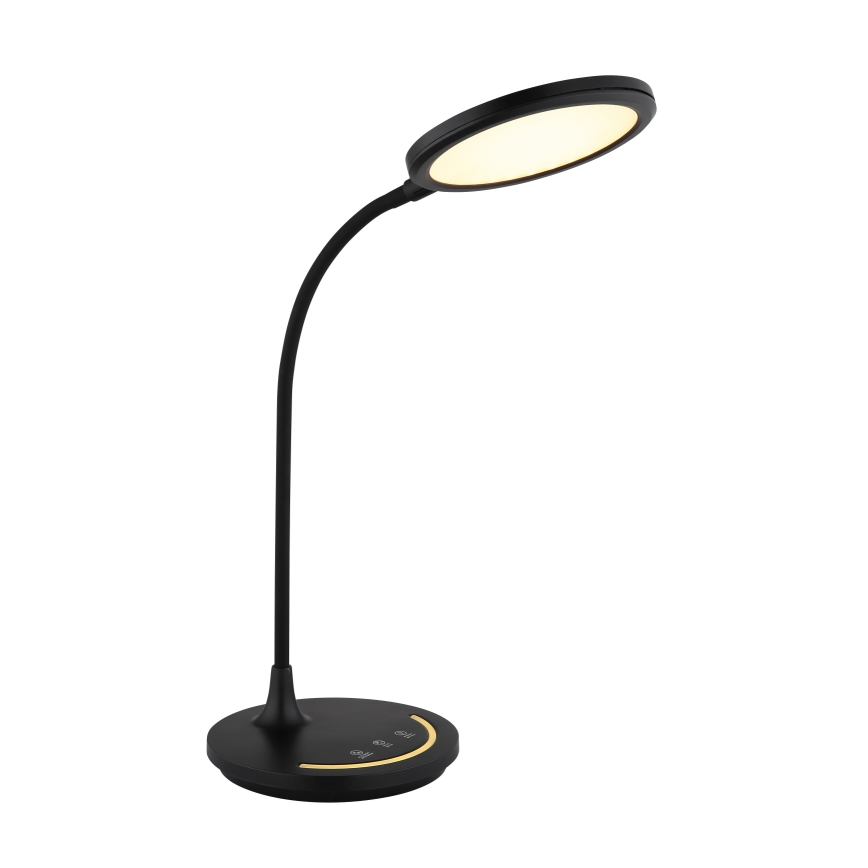 Globo - Lampe de table tactile flexible à intensité variable LED/12W/230V 3000/4000/6500K CRI 90 noir