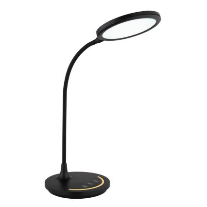 Globo - Lampe de table tactile flexible à intensité variable LED/12W/230V 3000/4000/6500K CRI 90 noir