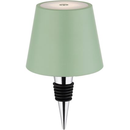 Globo - Lampada da tavolo ricaricabile per esterni dimmerabile a sfioramento 3-in-1 LED/3W/5V 3000/4000/5000K IP54 1800 mAh verde