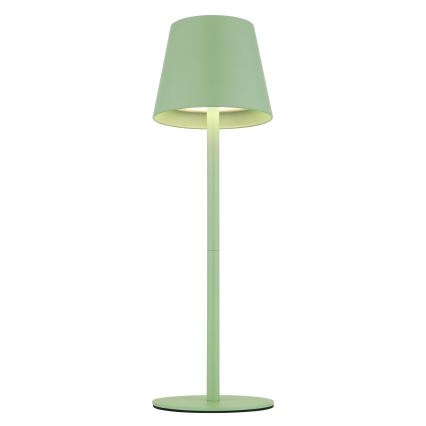 Globo - Lampada da tavolo ricaricabile per esterni dimmerabile a sfioramento 3-in-1 LED/3W/5V 3000/4000/5000K IP54 1800 mAh verde