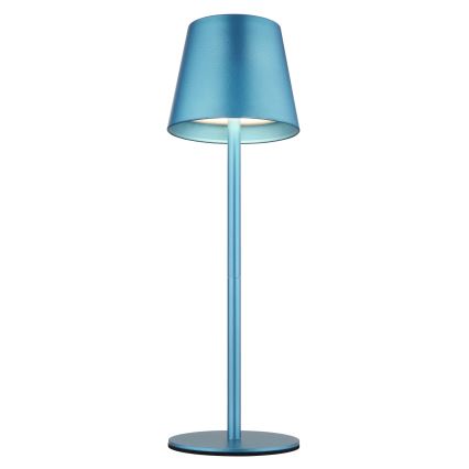 Globo - LED lampada da tavolo ricaricabile da esterno dimmerabile a tocco 3 in 1 LED/3W/5V 3000/4000/5000K IP54 1800 mAh blu
