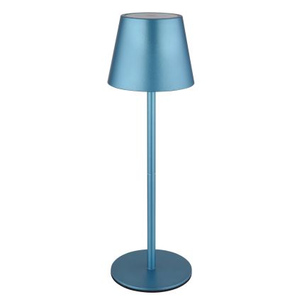 Globo - LED-dimmbare, per Touch steuerbare, wiederaufladbare Außen-Tischlampe 3-in-1 LED/3W/5V 3000/4000/5000K IP54 1800 mAh blau