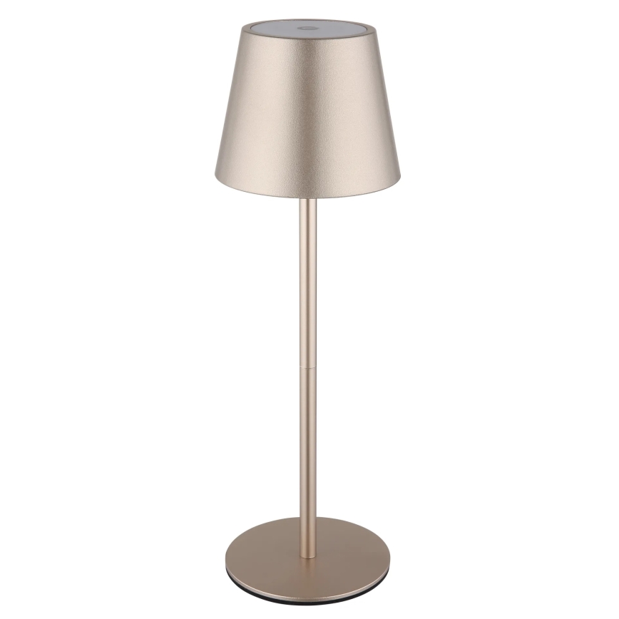 Globo - Lampe de table d'extérieur LED rechargeable tactile et dimmable 3 en 1 LED/3W/5V 3000/4000/5000K IP54 1800 mAh laiton