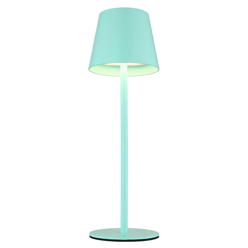 Globo - LED-dimmbare Touch-Akku-Tischleuchte für den Außenbereich 3-in-1 LED/3W/5V 3000/4000/5000K IP54 1800 mAh minzgrün