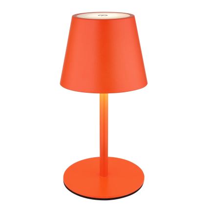 Globo - Lampada da tavolo ricaricabile LED dimmerabile a sfioramento per esterno 3-in-1 LED/3W/5V 3000/4000/5000K IP54 1800 mAh rossa