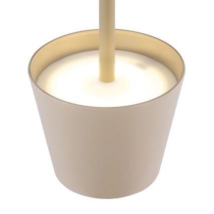 Globo - Lampe de table d'extérieur rechargeable, tactile et à intensité variable, LED/3W/5V 3000/4000/5000K IP54 1800 mAh