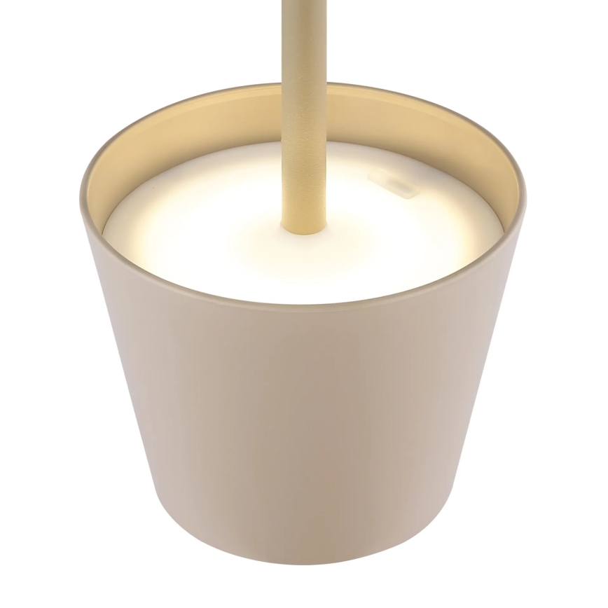 Globo - Lampe de table d'extérieur rechargeable, tactile et à intensité variable, LED/3W/5V 3000/4000/5000K IP54 1800 mAh