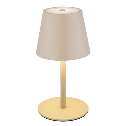 Globo - 3-in-1 wiederaufladbare LED-Tischlampe für den Außenbereich, dimmbar, mit Touch-Bedienung, LED/3W/5V, 3000/4000/5000K, IP54, 1800 mAh