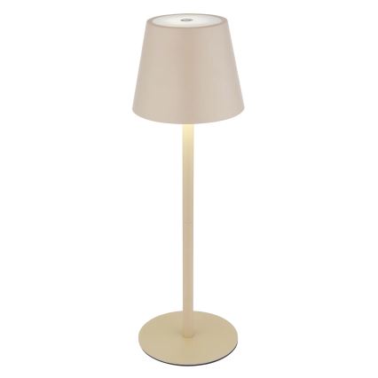 Globo - 3-in-1 wiederaufladbare LED-Tischlampe für den Außenbereich, dimmbar, mit Touch-Bedienung, LED/3W/5V, 3000/4000/5000K, IP54, 1800 mAh