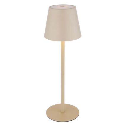 Globo - 3-in-1 wiederaufladbare LED-Tischlampe für den Außenbereich, dimmbar, mit Touch-Bedienung, LED/3W/5V, 3000/4000/5000K, IP54, 1800 mAh
