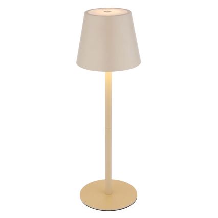 Globo - 3-in-1 wiederaufladbare LED-Tischlampe für den Außenbereich, dimmbar, mit Touch-Bedienung, LED/3W/5V, 3000/4000/5000K, IP54, 1800 mAh