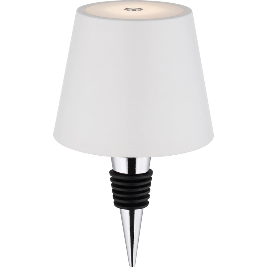 Globo - Lampada da tavolo da esterno ricaricabile a sfioramento dimmerabile 3 in 1 LED/3W/5V 3000/4000/5000K IP54 1800 mAh bianco