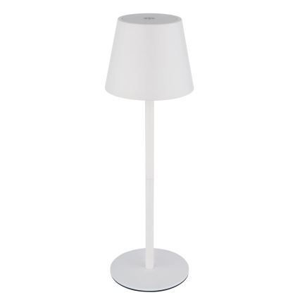 Globo - LED dimmbare, wiederaufladbare Touch-Outdoor-Tischlampe 3-in-1 LED/3W/5V 3000/4000/5000K IP54 1800 mAh Weiß