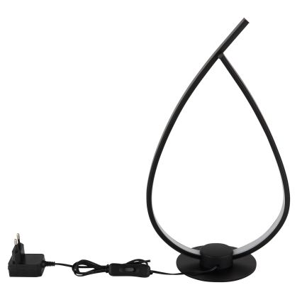 Globo - LED Lampada da tavolo LED/6W/230V nera