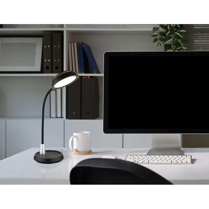 Globo - Lampada da tavolo dimmerabile a LED con controllo touch LED/12W/230V 3000/4000/6500K nera