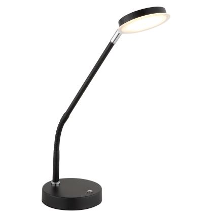 Globo - Lampada da tavolo dimmerabile a sfioramento LED/6,5W/230V 2700/3350/4000K nera